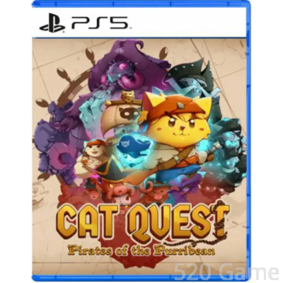 【預購】PS5 喵咪鬥惡龍：貓勒比海盜 Cat Quest: Pirates of the Purribean