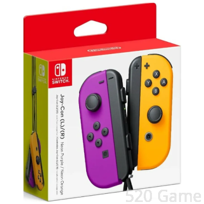 NS Nintendo Switch Joy-Con (電光紫 電光橙)