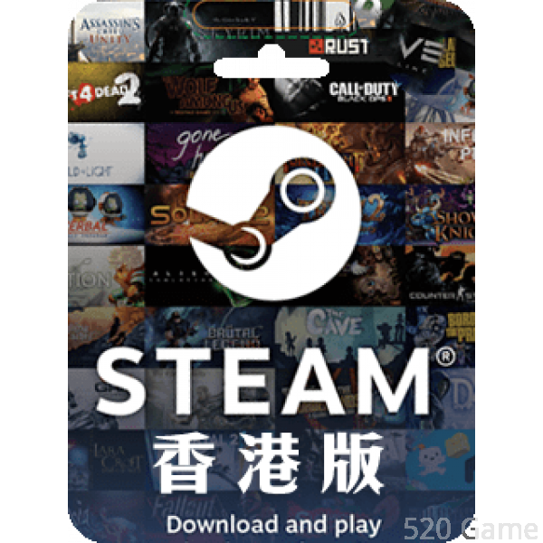 香港 Steam Wallet 預付卡
